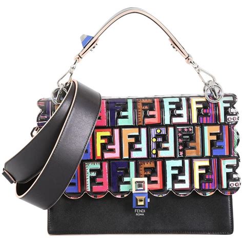 fendi colorful bag swate leather|fendi black handbags.